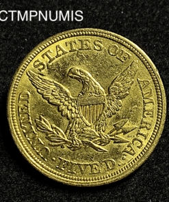 ,MONNAIE,ETATS,UNIS,5,DOLLAR,OR,1851,