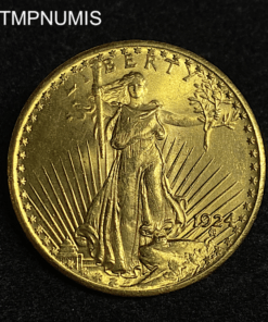 ,MONNAIE,ETATS,UNIS,20,DOLLAR,OR,1924,