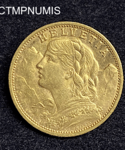 ,MONNAIE,SUISSE,20,FRANCS,OR,1904,