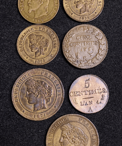 ,MONNAIE,5,10,CENTIMES,CERES,NAPOLEON,DUPRE,