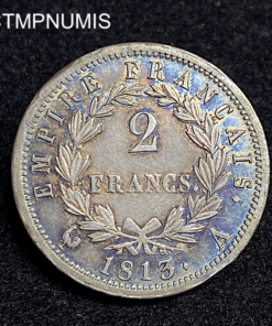 ,MONNAIE,2,FRANCS,NAPOLEON,I°,1813,