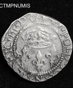 ,MONNAIE,DOUBLE,SOL,PARISIS,HENRI,III,1576,MONTPELLIER,