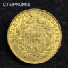 ,MONNAIE,20,FRANCS,OR,LOUIS,NAPOLEON,1852,