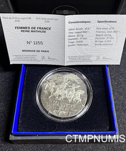 ,MONNAIE,PARIS,10,EURO,REINE,MATHILDE,2016,