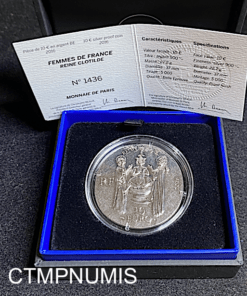 ,MONNAIE,PARIE,10,EURO,ARGENT,CLOTILDE,2016,