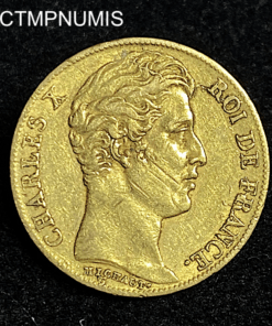 ,MONNAIE,20,FRANCS,OR,CHARLES,X,1827,
