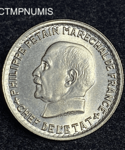 ,MONNAIE,5,FRANCS,PETAIN,1941,SPL,