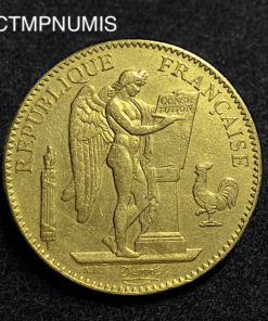 ,MONNAIE,100,FRANCS,OR,GENIE,1882,