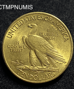 ,MONNAIE,ETATS,UNIS,10,DOLLAR,OR,INDIEN,1908,