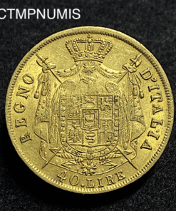 ,MONNAIE,ITALIE,40,LIRE,OR,NAPOLEON,1810,MILAN,