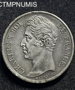 ,MONNAIE,2,FRANCS,CHARLES,X,1828,W,LILLE,
