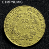 ,MONNAIE,20,FRANCS,OR,BONAPARTE,CONSUL,AN,12,