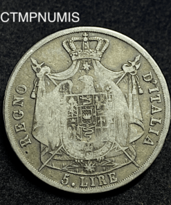 ,MONNAIE,5,LIRE,ARGENT,NAPOLEON,1809,M,MILAN,