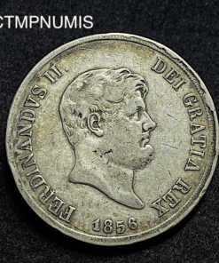 ,MONNAIE,ITALIE,120,GRANA,ARGENT,1856,NAPLES,