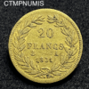 ,MONNAIE,20,FRANCS,OR,LOUIS,PHILIPPE,1831,