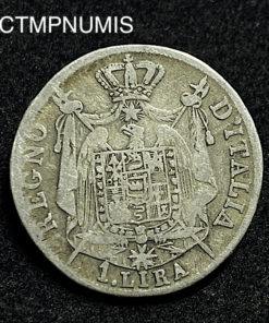 ,MONNAIE,1,LIRE,ARGENT,NAPOLEON,1810,B,BOLOGNE,