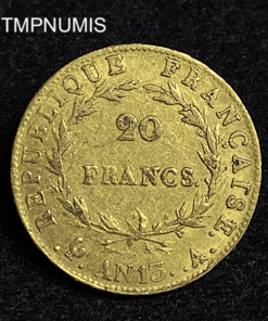 ,MONNAIE,20,FRANCS,OR,NAPOLEON,AN,13,