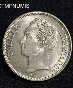 ,MONNAIE,VENEZUELA,1,BOLIVAR,ARGENT,1954,