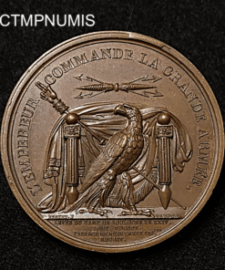,MEDAILLE,NAPOLEON,I°,BOULOGNE,PASSAGE,DU,RHIN,1805,