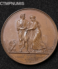 ,MEDAILLE,NAPOLEON,I°,ETAT,GENES,REUNI,FRANCE,1805,
