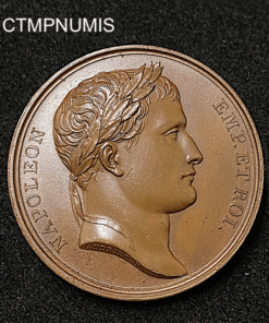,MEDAILLE,NAPOLEON,I°,ETAT,GENES,REUNI,FRANCE,1805,