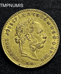 ,MONNAIE,HONGRIE,10,FRANCS,4,FORINT,OR,1886,