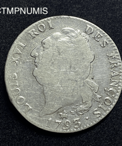 ,MONNAIE,CONSTITUTION,6,LIVRES.ARGENT,1793,B,ROUEN,