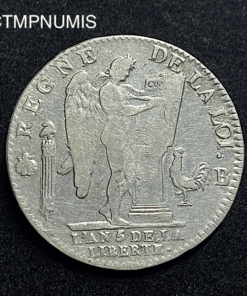 ,MONNAIE,CONSTITUTION,6,LIVRES.ARGENT,1793,B,ROUEN,