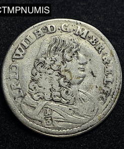 ,MONNAIE,ALLEMAGNE,2/3,THALER,BRANDEBOURG,1675,