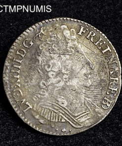 ,MONNAIE,LOUIS,XIV,1/10,ECU,3,COURONNES,1714,PAU,