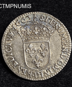 ,MONNAIE,1/10,ECU,BUSTE,JUVENILE,1662,D,LYON,