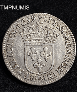 ,MONNAIE,LOUIS,XIV,1/10,ECU,JUVENILE,1659,B,ROUEN,