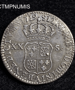 ,MONNAIE,LOUIS,XV,XX,SOLS,NAVARRE,1719,