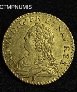 ,MONNAIE,LOUIS,XV,LOUIS,OR,LUNETTES,1732,M,TOULOUSE,