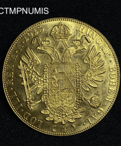 ,MONNAIE,AUTRICHE,4,DUCATS,OR,1915,
