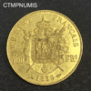 ,MONNAIE,100,FRANCS,OR,NAPOLEON,1859,BB,STRASBOURG,