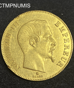 ,MONNAIE,100,FRANCS,OR,NAPOLEON,1859,BB,STRASBOURG,