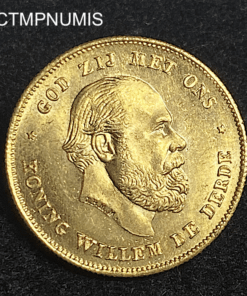 ,MONNAIE,PAYS,BAS,10,GULDEN,OR,1875,