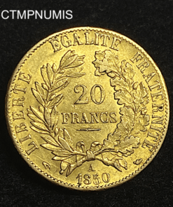 ,MONNAIE,20,FRANCS,OR,CERES,1850,