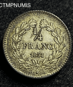 ,MONNAIE,1/4,FRANC,ARGENT,LOUIS,PHILIPPE,1831,W,LILLE,