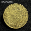 ,MONNAIE,5,FRANCS,OR,NAPOLEON,1857,