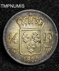 ,MONNAIE,1/4,FRANC,CHARLES,X,1829,W,LILLE,
