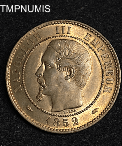 ,MONNAIE,10,CENTIMES,NAPOLEON,1852,SUP,