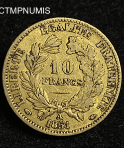 ,MONNAIE,10,FRANCS,OR,CERES,1851,