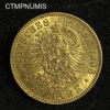 ,MONNAIE,ALLEMAGNE,PRUSSE,20,MARK,OR,1888,