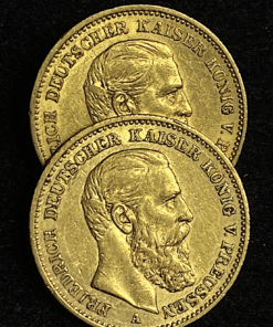 ,MONNAIE,ALLEMAGNE,PRUSSE,20,MARK,OR,1888,