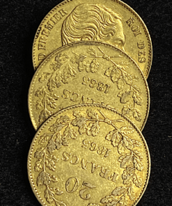 ,MONNAIE,BELGIQUE,20,FRANCS,OR,1865,