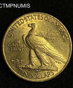,MONNAIE,ETATS,UNIS,10,DOLLAR,OR,INDIEN,1908,