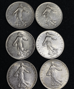 ,LOT,2,FRANCS,ARGENT,SEMEUSE,