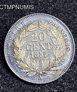 ,MONNAIE,20,CENTIMES,NAPOLEON,1855,